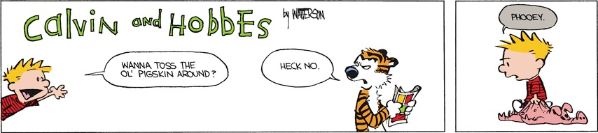 Face it, Watterson gives Mrs. Bates a run for her money in the recluse department...